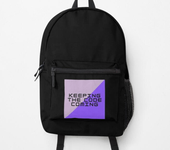 Techie Tessie merchandise keeping the code coming hat